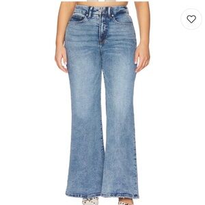 Good American Palazzo Jeans Size 4 (fits like 0/2!)